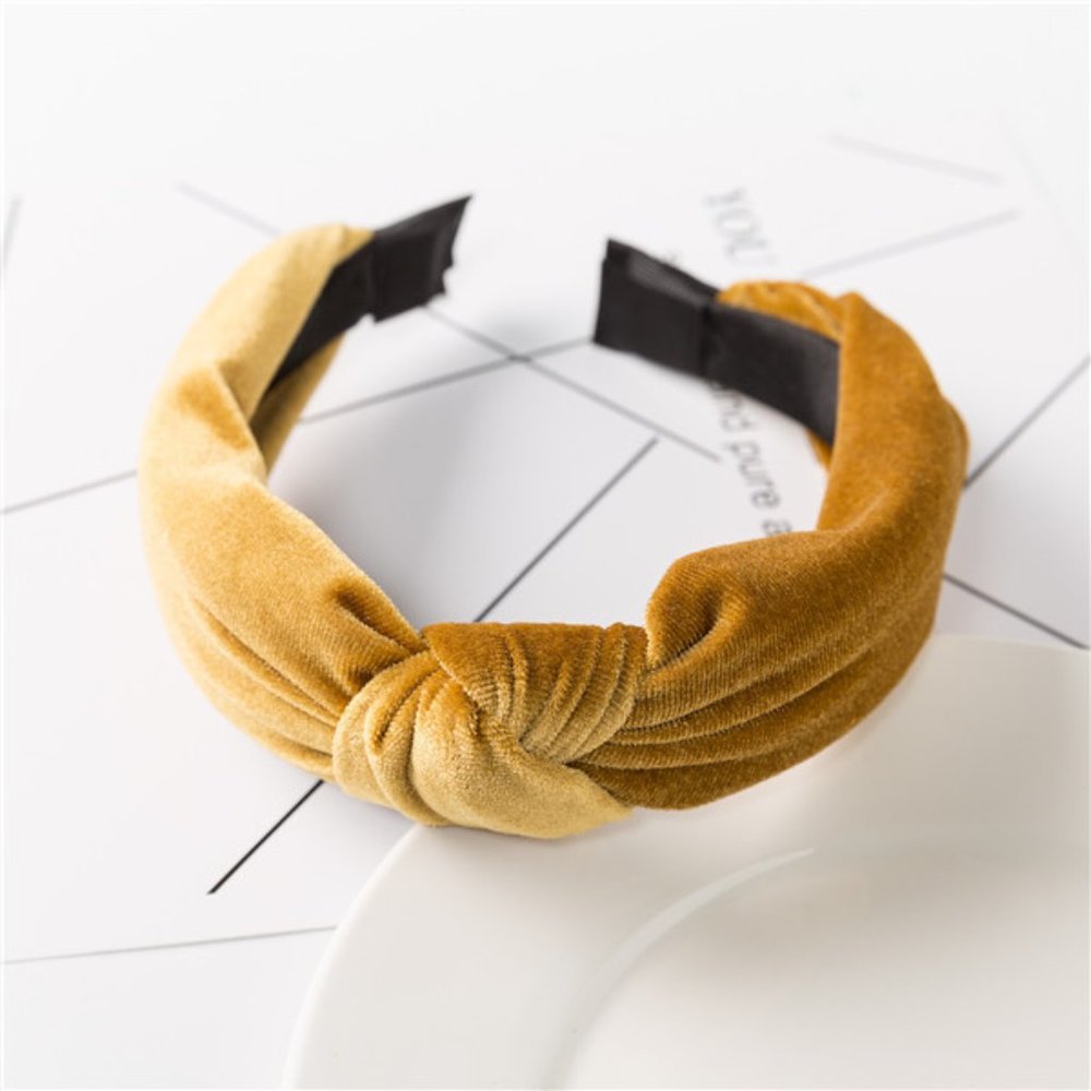 2 for $10 - Velvet Knot Headband - Picture 2 of 10